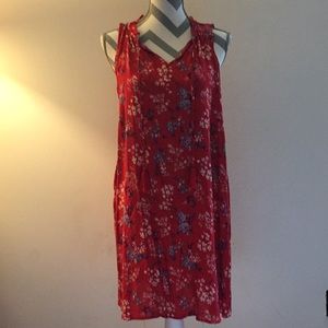 Xhilaration from Target red flowery dress